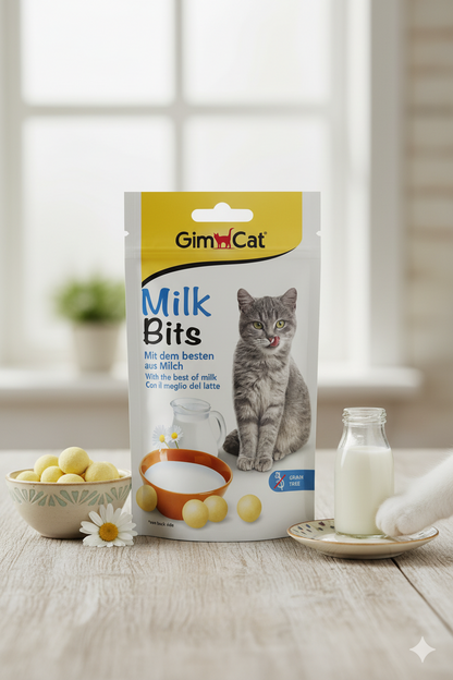 🐾 GimCat Milk Bits – Snacks con lo mejor de la leche 🥛
