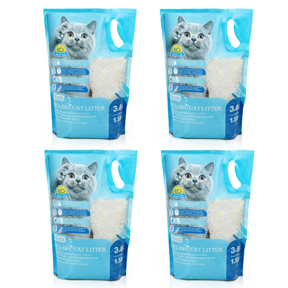 Arena para Gatos Nobleza Diamond Gel, 3.8L/1.5KG, Sílice Biodegradable, Agradable Aroma, Cristal Absorbente