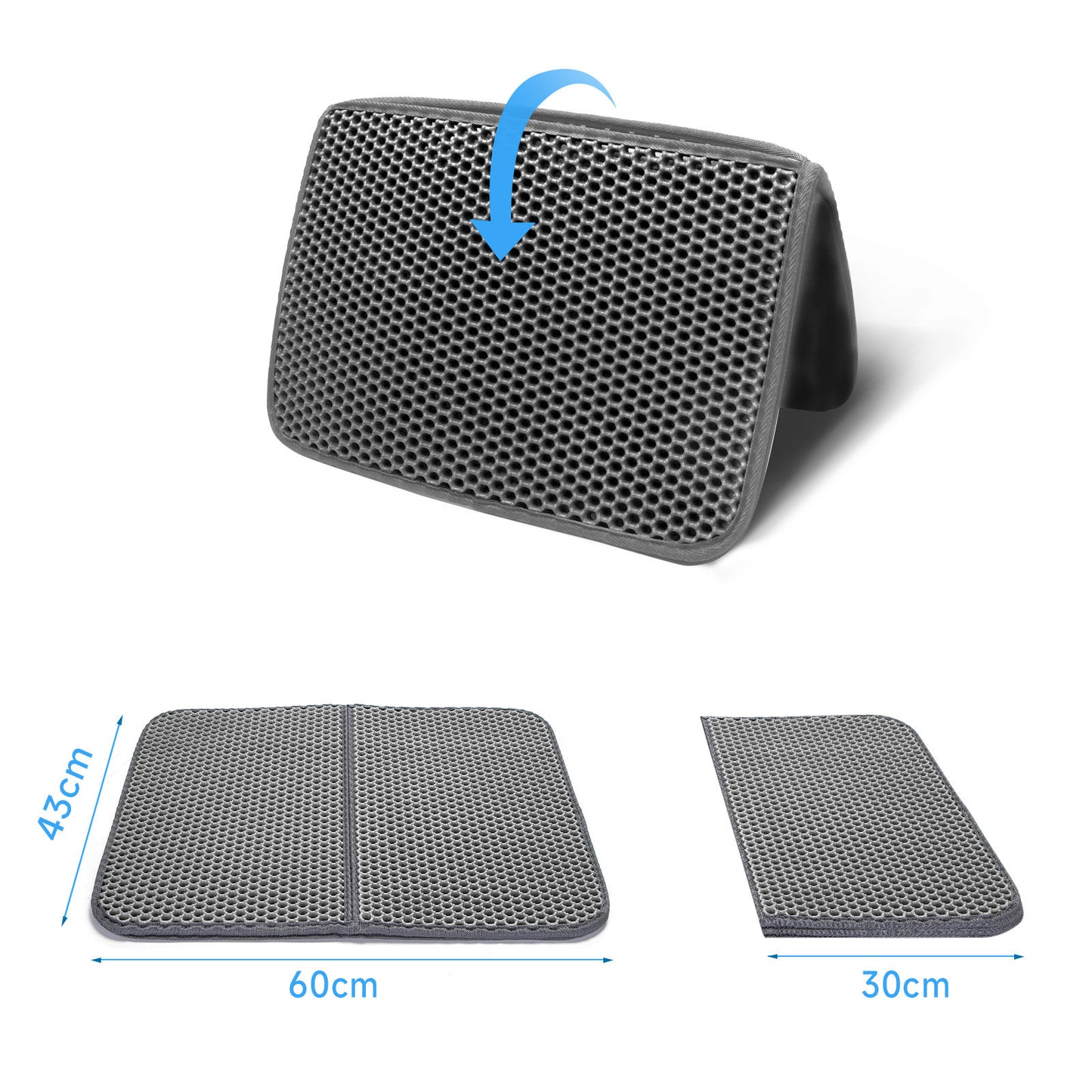 🐱 Alfombrilla Atrapa-Arena para Gatos Nobleza (60 × 40 cm) 🐱