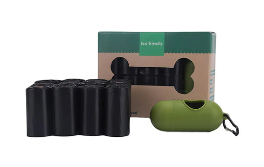 Bolsas Biodegradables y Ecológicas para Desechos de Mascotas+dispensador