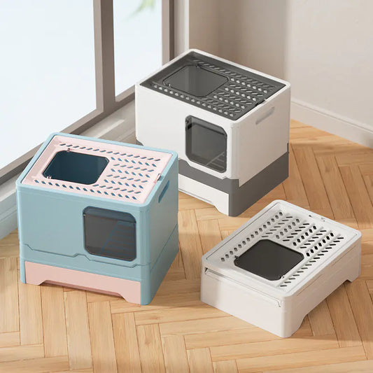 Arenero Cerrado XL para Gatos con Cajón Extraíble – Comodidad y Limpieza en Uno🐾😻