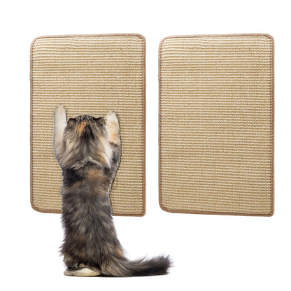 🐾 Nobleza – Alfombra Rascadora para Gatos de Sisal Natural (Pack de 2)