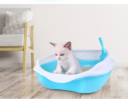 Arenero Grande Semicerrado para Gatos con Control de Olores😻