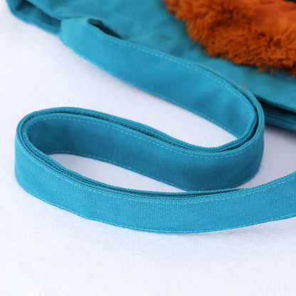 Bolso de Transporte Suave para Mascotas con Diseño de León, para Gatos y Perros