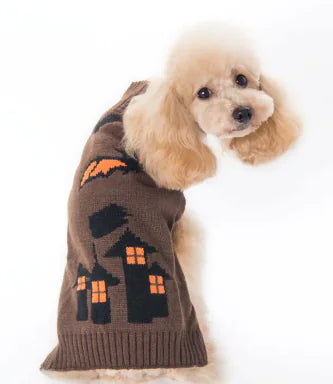 Suéter de calabaza de Halloween para Peluditos 🎃🐶