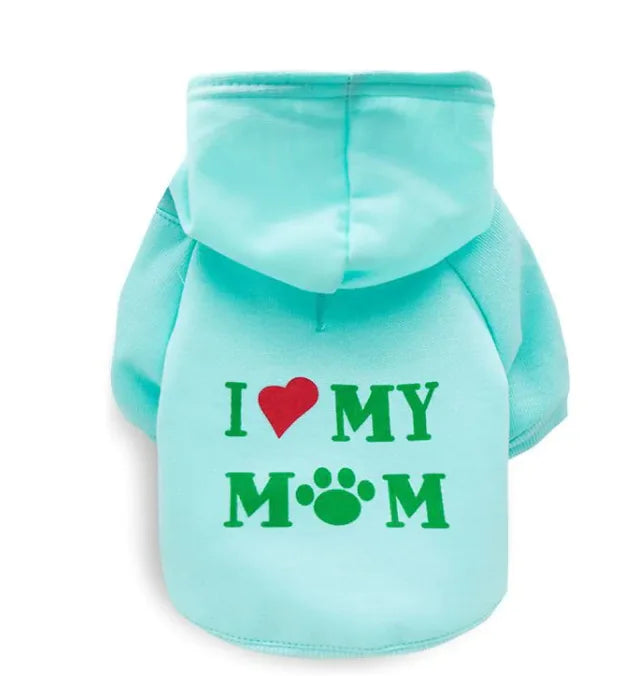 Suéter de forro polar para perro de I LOVE MOM👕🐶