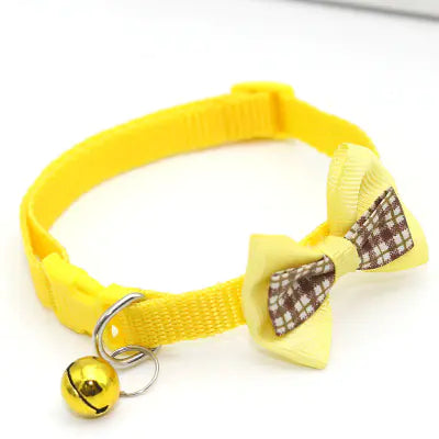 🐾 Collar con Lazo y Campanita para Gato o Perro