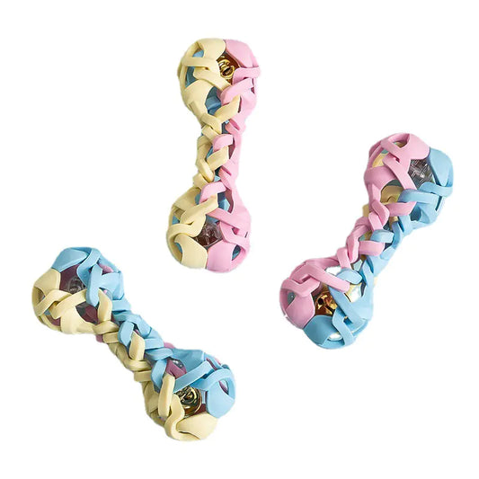 ✨Juguete interactivo tipo macaron para perro, con luz y sonido