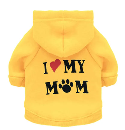 Suéter de forro polar para perro de I LOVE MOM👕🐶