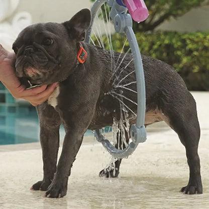 🐶Herramienta de baño para mascotas de 360° con manguera plegable