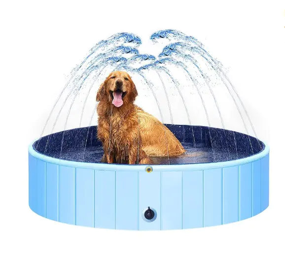🐶🏡Piscina Plegable para Mascotas – Diversión y Baño para Perros