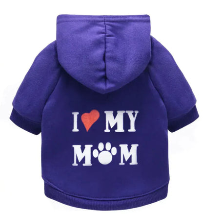 Suéter de forro polar para perro de I LOVE MOM👕🐶