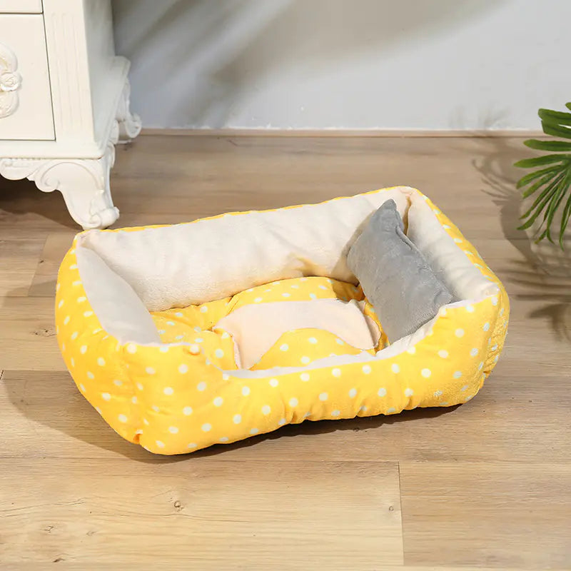 🏡 Villa Descanso para mascotas – Cama Cómoda y Elegante