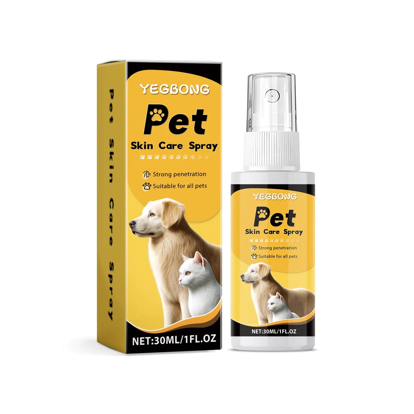 Spray para el Cuidado Suave de la Piel de Mascotas😻🐶