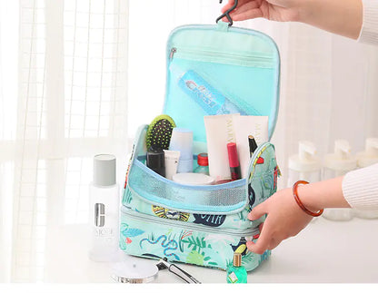 Neceser impermeable de gran capacidad con estampado, para viajes con mascotas🐾🌏