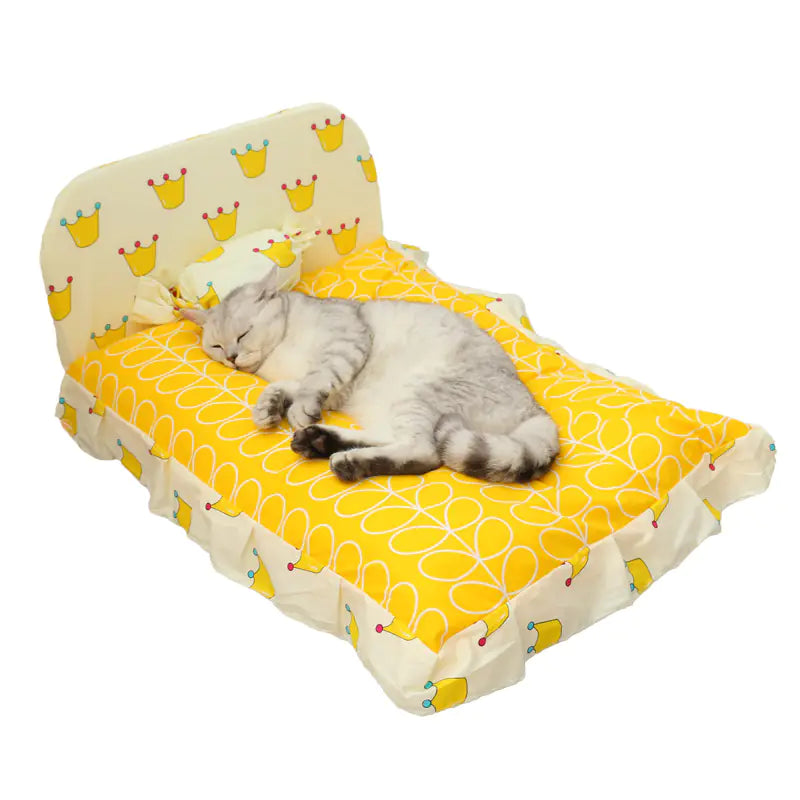 Cama de Lujo para Mascotas Pequeñas – Diseño Lavable y Antideslizante🐾🐶