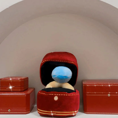 ✨ Juguete para Perros con Sonido – Anillo de Diamante de Peluche ✨