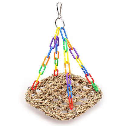 Columpio para loros y accesorios para jaula de aves🐦