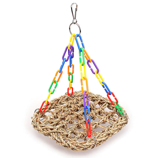 Columpio para loros y accesorios para jaula de aves🐦