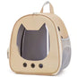 Mochila transportadora transparente para gatos
