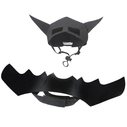 Disfraz de Halloween para Mascotas – Alas de Murciélago y Corset.