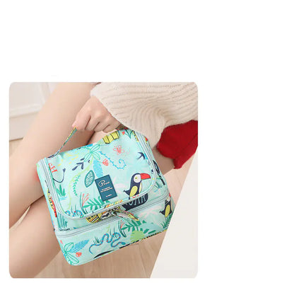 Neceser impermeable de gran capacidad con estampado, para viajes con mascotas🐾🌏