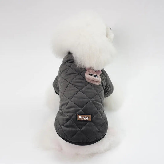 Chaqueta de cuadros para perros pequeños – Ropa de otoño e invierno🐶🐾