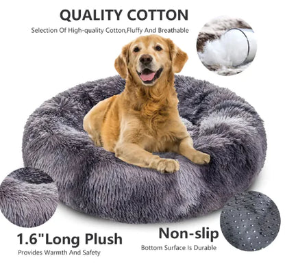 Cama Donut Esponjosa para Mascotas