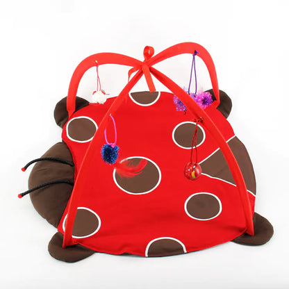 Tienda de Juegos Interactiva para Gatos – Cama y Diversión en Uno 🐱🎪