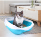 Arenero Grande Semicerrado para Gatos con Control de Olores😻