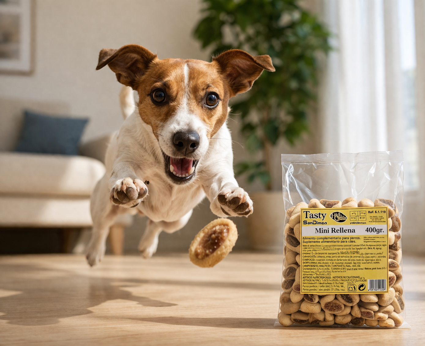 🐾🍪 Tasty Mini Rellena – 400 g