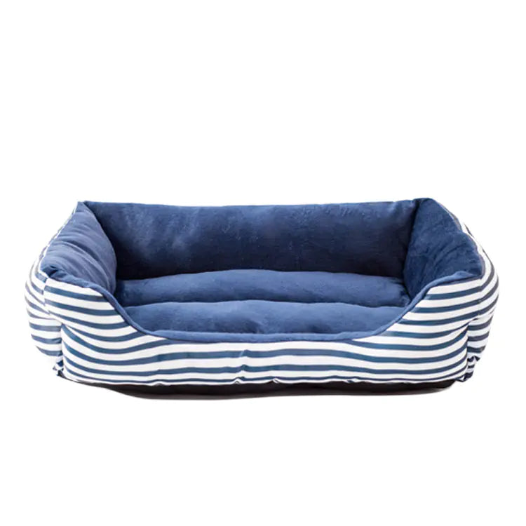 Cama y Sofá para Perros de Lujo Estilo Retro con Forma Cuadrada