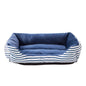 Cama y Sofá para Perros de Lujo Estilo Retro con Forma Cuadrada