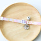Collar para Gato o Perro con Cascabel Plateado y Placa de Identificación Antipérdida