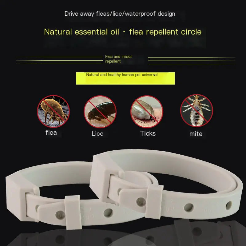 Nuevo Collar Anti pulgas y Anti mosquitos para Gatos y Perros🐾