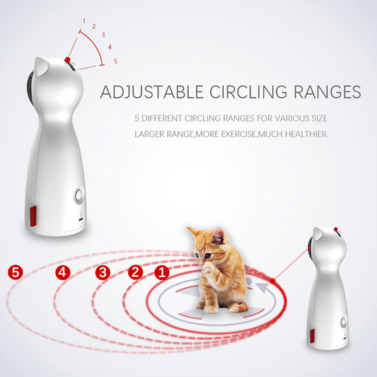 😻😼Juguete Interactivo para Gatos Bontop P01 – Dispositivo Automático de Juego para Gatos