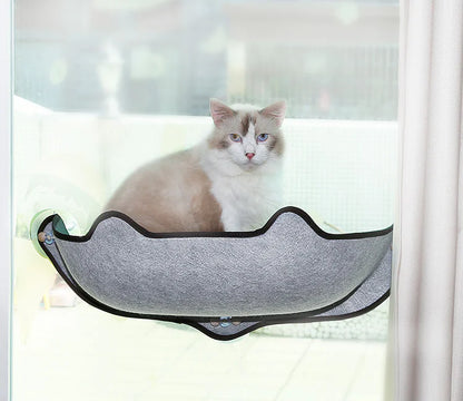 Hamaca de Ventana para Gatos con Ventosas de Succión Reforzadas🐾😻