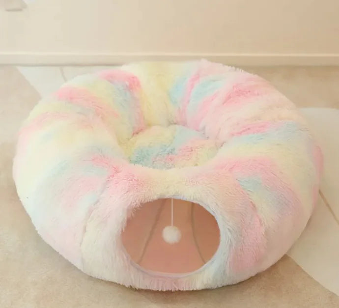 Cama para gatos tunnel nest 4 estaciones😺😻