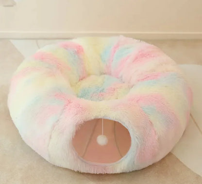 Cama para gatos tunnel nest 4 estaciones😺😻