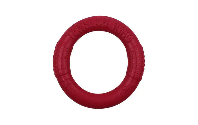 Juguete interactivo flotante para perros - Aro de entrenamiento para tirar