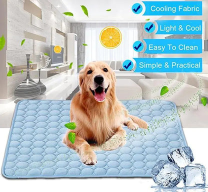 🧊 Colchoneta Nido Refrescante de Ice Silk para Perros y Gatos