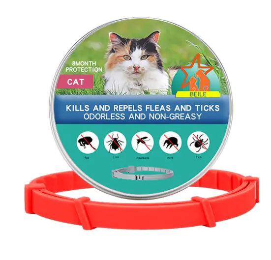 Collar Anti pulgas Ajustable para Perros y Gatos