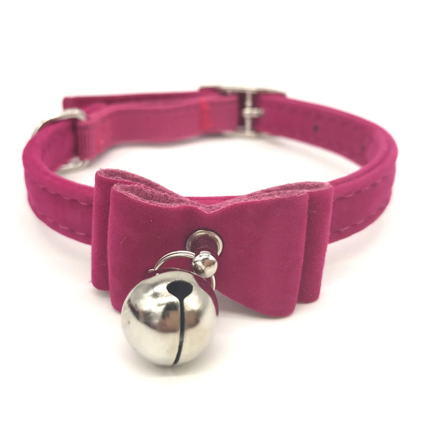 Collar para mascotas con cascabel y lazo para gatos😻