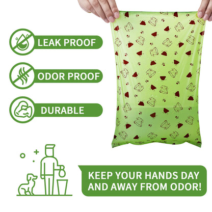 Dispensador Ecológico de Bolsas para Desechos de Perro con Bolsas de 1.2 mm