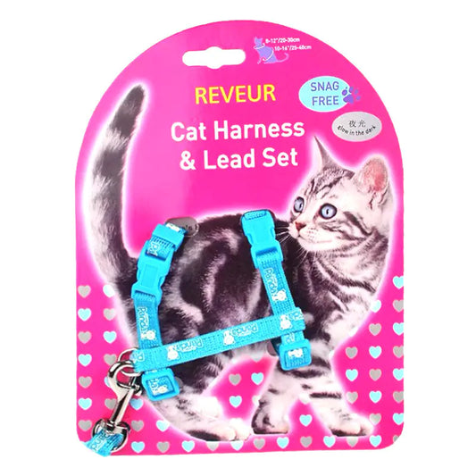Arnés Reflectante para Gatos – Seguridad Nocturna con Estilo