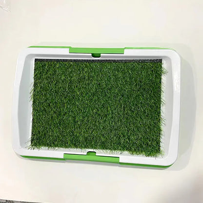 🐶Baño para perros con diseño de césped artificial – Higiene y comodidad en casa