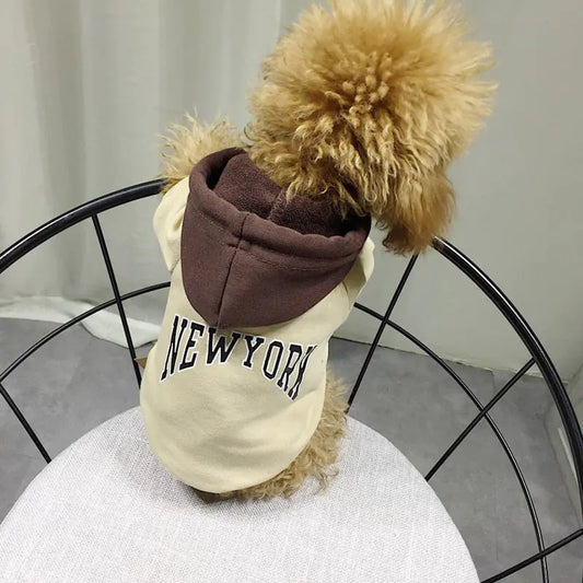 Sudadera con Capucha Casual para Mascotas de Algodón de Rizo🐾
