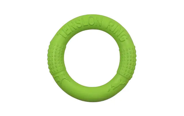 Juguete interactivo flotante para perros - Aro de entrenamiento para tirar
