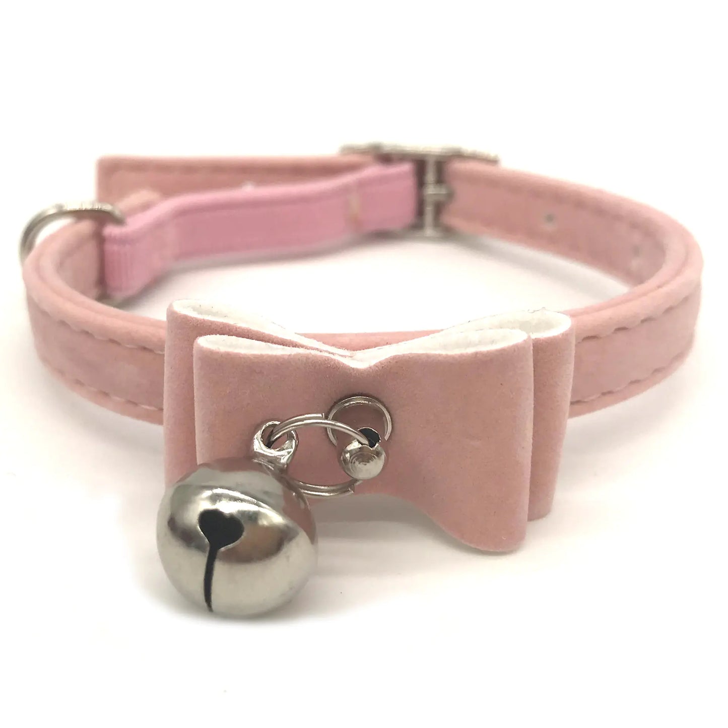 Collar para mascotas con cascabel y lazo para gatos😻