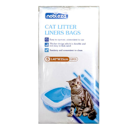 🐾 Nobleza – Bolsas para Arenero de Gato (12 unidades)